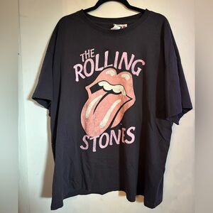 H&M Oversized “Rolling Stones” Band Tee